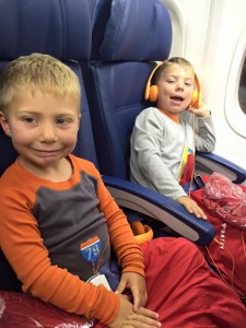 boys on plane